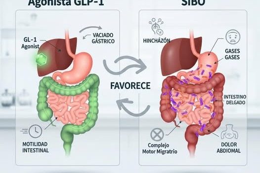 GLP-1 y SIBO: ¿EXISTE CONEXIÓN? GLP-1 Y SIBO Entender y comprender la conexión entre ambos y las opciones de tratamiento.